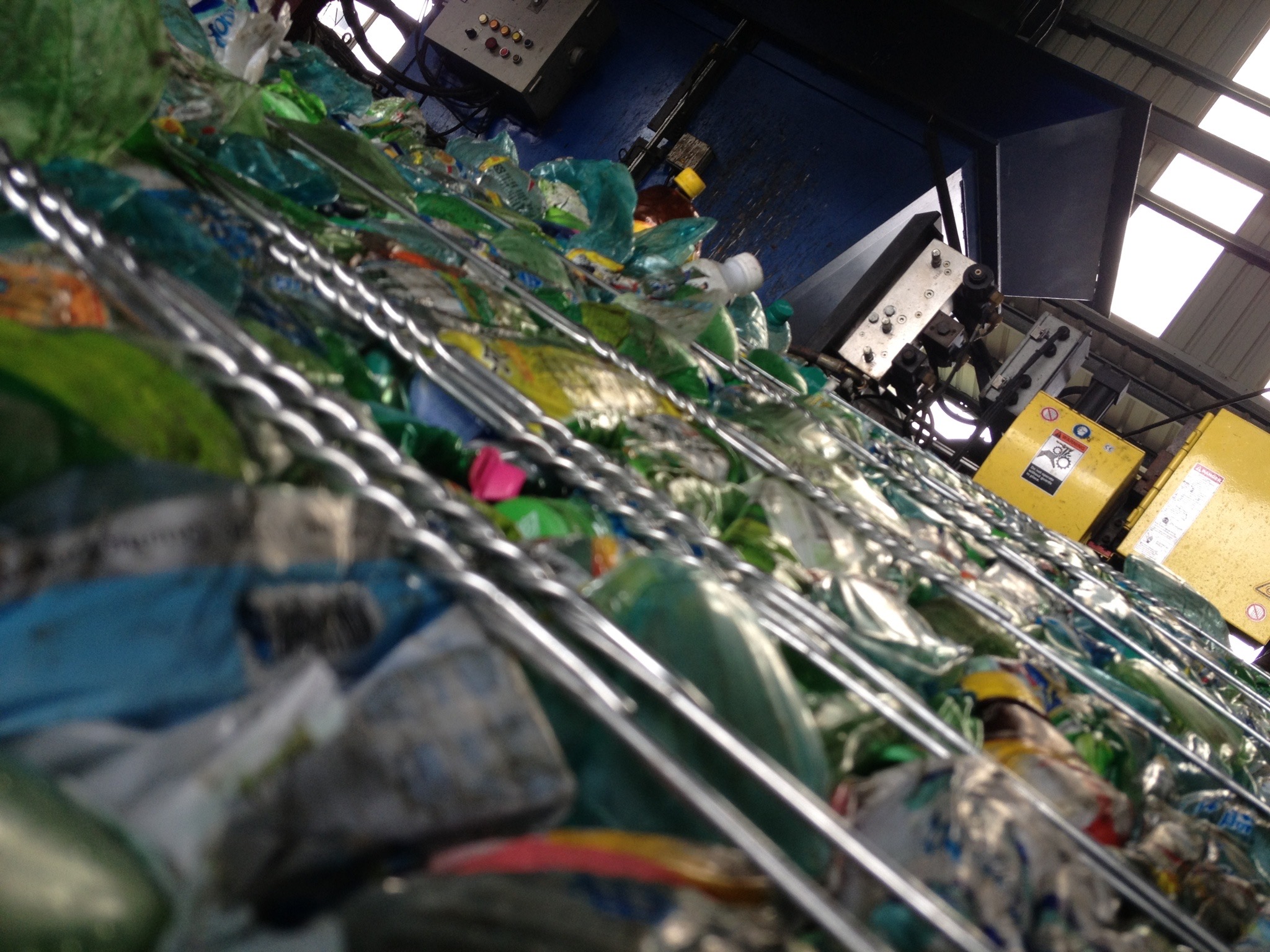 廢紙回收打包成品